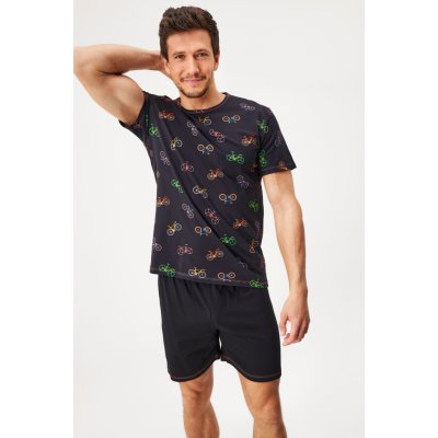 Lonka bavlněné pyžamo Koffing Bike krátké – Hledejceny.cz