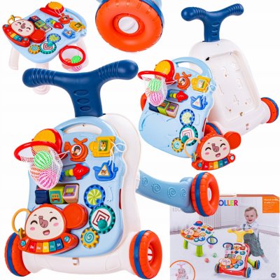 Tobbi Toys Interaktivní pěchovadlo 5v1 modré – Zboží Mobilmania