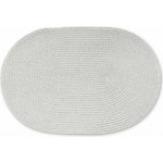 Continenta Prostírání oválné světle šedé 45x31 cm – Zboží Mobilmania