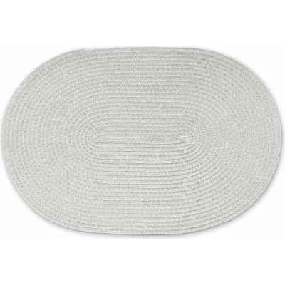 Continenta Prostírání oválné světle šedé 45x31 cm – Zboží Mobilmania