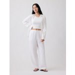 GAP Kalhoty z lněné směsi Wide-Leg Bílá – Sleviste.cz