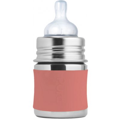 Pura nerezová kojenecká lahev rose 150 ml