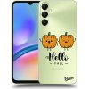 Pouzdro a kryt na mobilní telefon Samsung Picasee silikonové Samsung Galaxy A05s Hallo Fall čiré