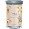 Svíčka Yankee Candle Tumbler Vanilla Crème Brûlée 567g