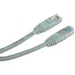 PremiumCord sputp005 Patch, UTP RJ45-RJ45 level 5e, 0,5m, šedý – Zboží Mobilmania