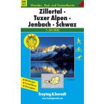 freytag & berndt - Turistická mapa F&amp amp B 151 Zillertal – Hledejceny.cz