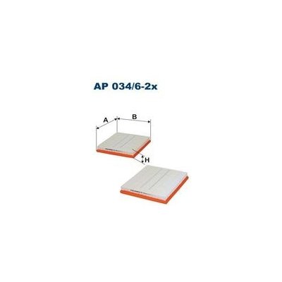 Vzduchový filtr FILTRON AP 034/6-2x – Hledejceny.cz
