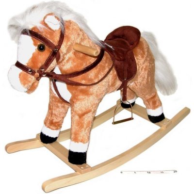 Wiky houpací koník s efekty hnědý W116001 – Zboží Mobilmania