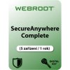 antivir Webroot SecureAnywhere Complete 5 lic. 1 rok (WSAC5-1)
