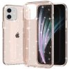 Pouzdro a kryt na mobilní telefon Apple Pouzdro AppleKing transparentní se třpytkami iPhone 12 / 12 Pro - zlaté