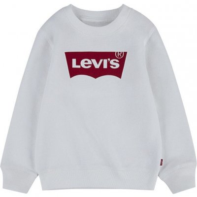 Levi's Dětská mikina bílá – Zboží Mobilmania