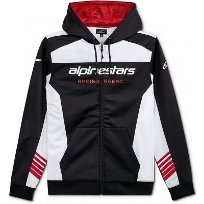 ALPINESTARS mikina SESSIONS LXE zip black /white – Hledejceny.cz