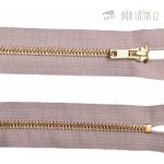 Zip džínový béžový 10 cm – Zboží Mobilmania