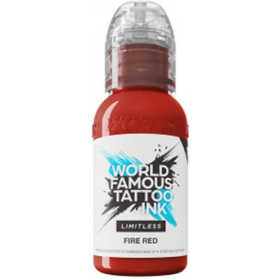 Tetovací barvy WORLD FAMOUS LIMITLESSFire Red30ML