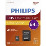 Philips SD 64 GB FM64MP45B/00 – Zboží Mobilmania