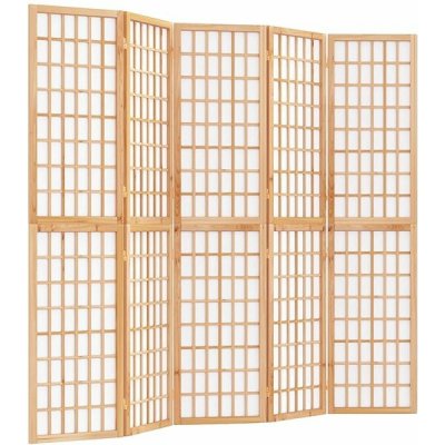 vidaXL Paraván skládací japonský styl 200 × 170 cm 5dílný 352085 – Zboží Mobilmania