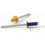 BRALO Trhací nýt LAKOVANÝ plochá hlava hliník/ocel Varianta: NÝT Ø 4,0 X 10 AL/ST ŠEDÝ 7016 – Zboží Mobilmania