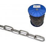 Řetěz dlouhý článek DIN 763/5685C, 5mm, Zn, cívka 40m – Sleviste.cz