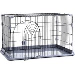 Duvo+ Skládací kovová klec pro kočky 100 x 65 x 60 cm – Zboží Dáma