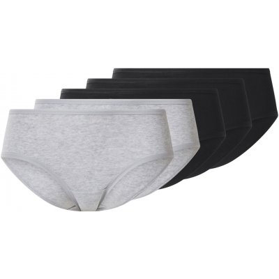 esmara Dámské kalhotky Hipster 5 kusů černá šedá – Zboží Dáma