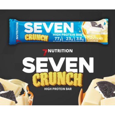 7Nutrition SEVEN CRUNCH PROTEIN BAR 77 g – Zboží Mobilmania