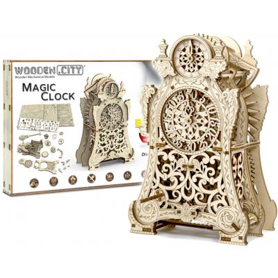 WOODEN CITY 3D puzzle Kouzelné hodiny 149 ks – Sleviste.cz
