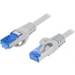 Lanberg PCF6A-10CC-1000-S patch, cat.6A FTP LSZH CCA, 10m, šedý – Zboží Mobilmania