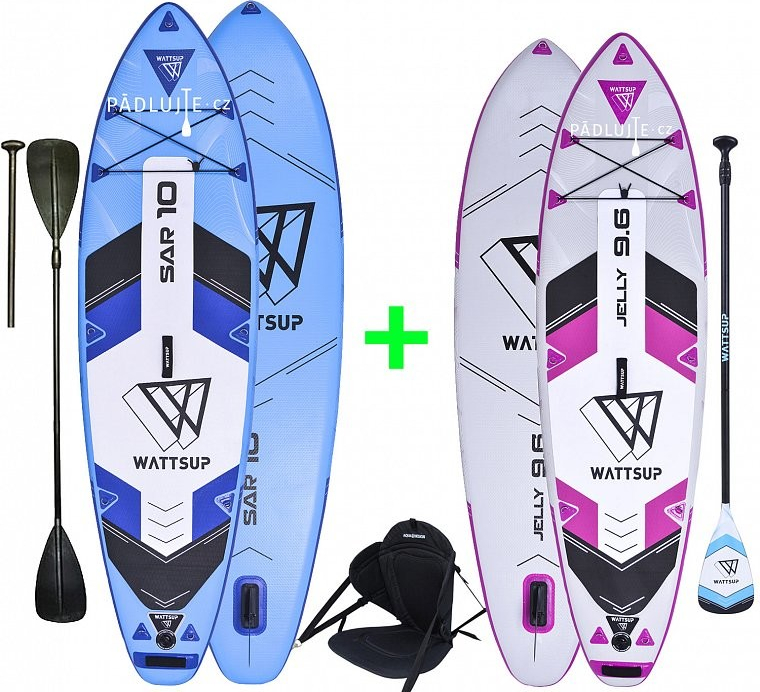 Paddleboard Wattsup Sar Jelly Rodinný set