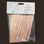 ITALWAX dřevěná kosmetická špachtle úzká 100 ks – Zboží Dáma