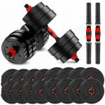 4FIZJO Bitumenové činky nastavitelné 2 x 15 kg – Zboží Dáma