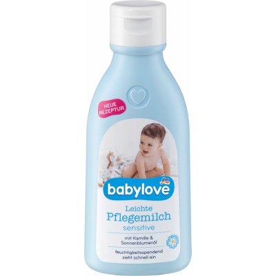 Babylove tělové mléko Sensitive 250 ml – Zboží Mobilmania