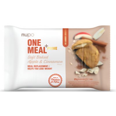 Nupo Koláček One Meal Prime Soft Baked Jablko Skořice 60 g