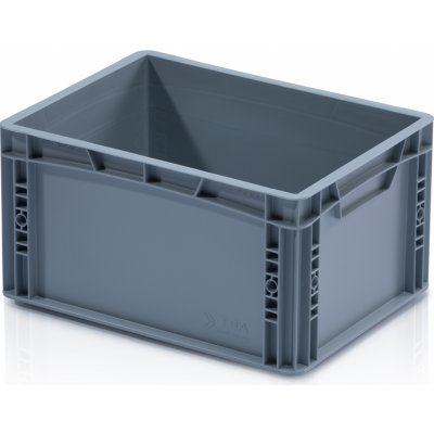 TBA Plastová Euro přepravka 400 x 300 x 220 cmmm plný úchyt – Zboží Dáma