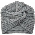 Harahu Turbanová čepice Šedá – Hledejceny.cz