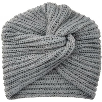 Harahu Turbanová čepice Šedá – Hledejceny.cz