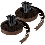 Unigardia Smart neviditelný obrubník 5 cm x 20 m s 60 kolíky hnědá 1 ks – Sleviste.cz