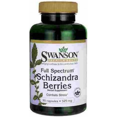 Swanson Full Spectrum Schizandra Berries 525 90 kapslí