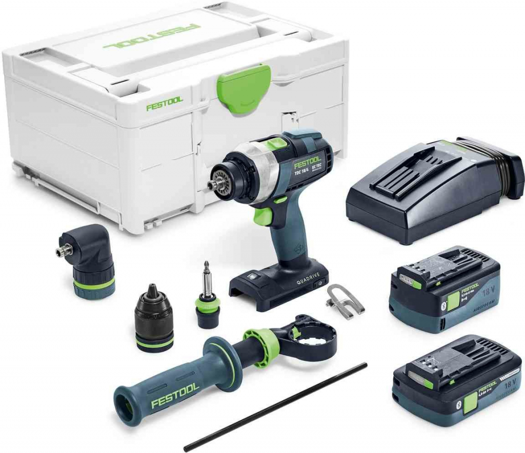 Festool QUADRIVE TDC 18/4 5,2/4,0 I-Set 577243