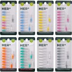 Herbadent Hero 0,6 mm náhradní mezizubní kartáček 10 ks – Hledejceny.cz