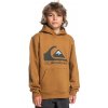 Dětská mikina Quiksilver Big Logo Bone Brown