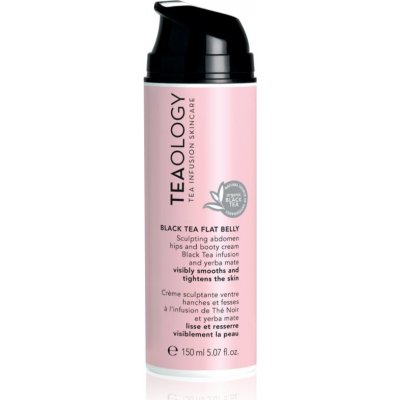 Teaology Body Black Tea Flat Belly Cream zeštíhlující krém 150 ml – Zboží Dáma