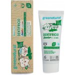 Greenatural pro děti 6-12 let s fluoridem jemná máta BIO 75 ml – Hledejceny.cz