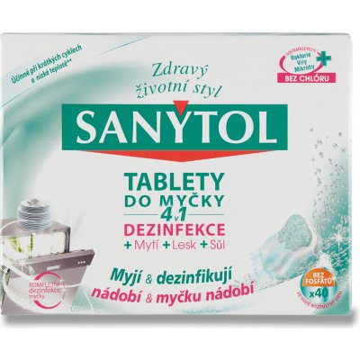 Sanytol 4v1 tablety do myčky nádobí 40 ks – Zboží Dáma