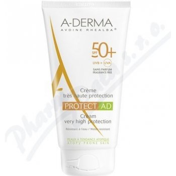 A-Derma Protect AD ochranný opalovací krém pro atopickou pokožku SPF50+ 150 ml