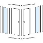 Aqualine HLF909 sklo k pevné části NDHLF909-02 – Sleviste.cz