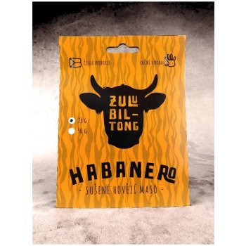 Zulu Biltong Habanero 25 g