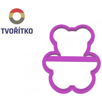 TVOŘÍTKO Medvídek - obrysové vykrajovátko – Hledejceny.cz