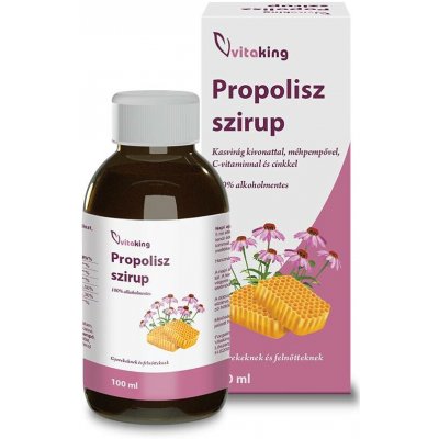 Vitaking Non-alcoholic Propolis Syrup with Royal Jelly 100 ml – Hledejceny.cz