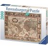 Puzzle Ravensburger Mapa světa r. 1650 2000 dílků