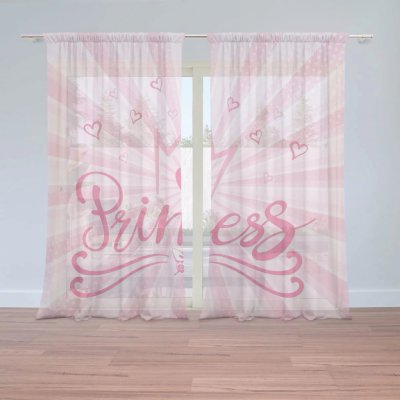 Záclony Princess: 2 ks - 150x250 cm - Sablio – Hledejceny.cz